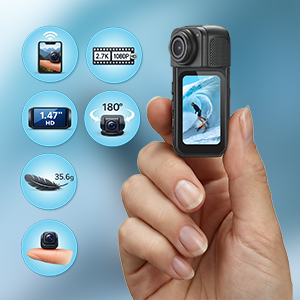 ultral slight,1080P,1.47 inch display,thumb size