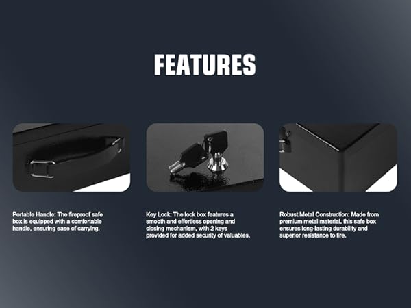 large space fireproof box