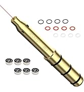 MOSANDON Red Laser Boresighter for .22LR/9mm/.38spl/.308/.45ACP Cal,End Barrel Laser Bore Sight, ...