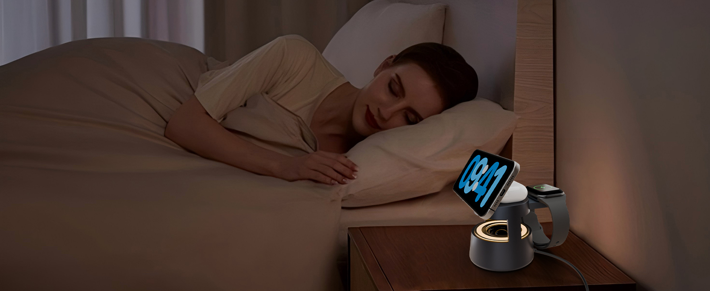 wireless charging station iphone