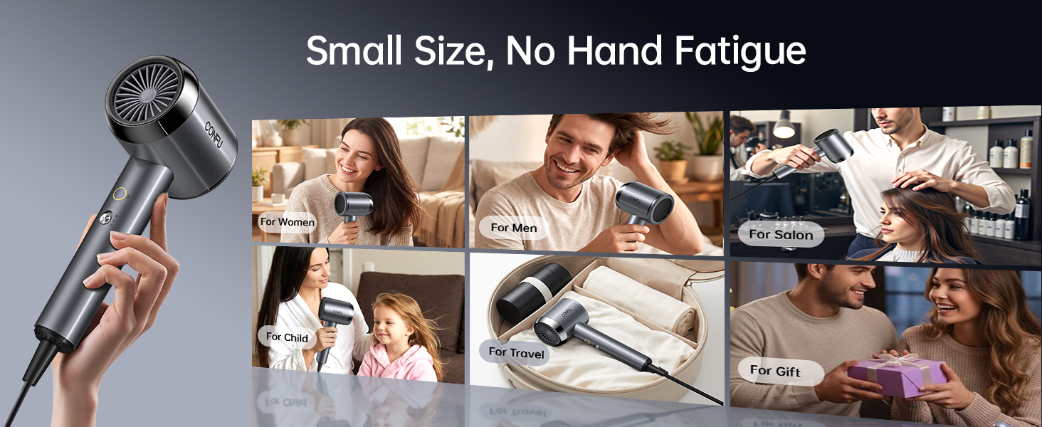small hair dryer with diffuser
