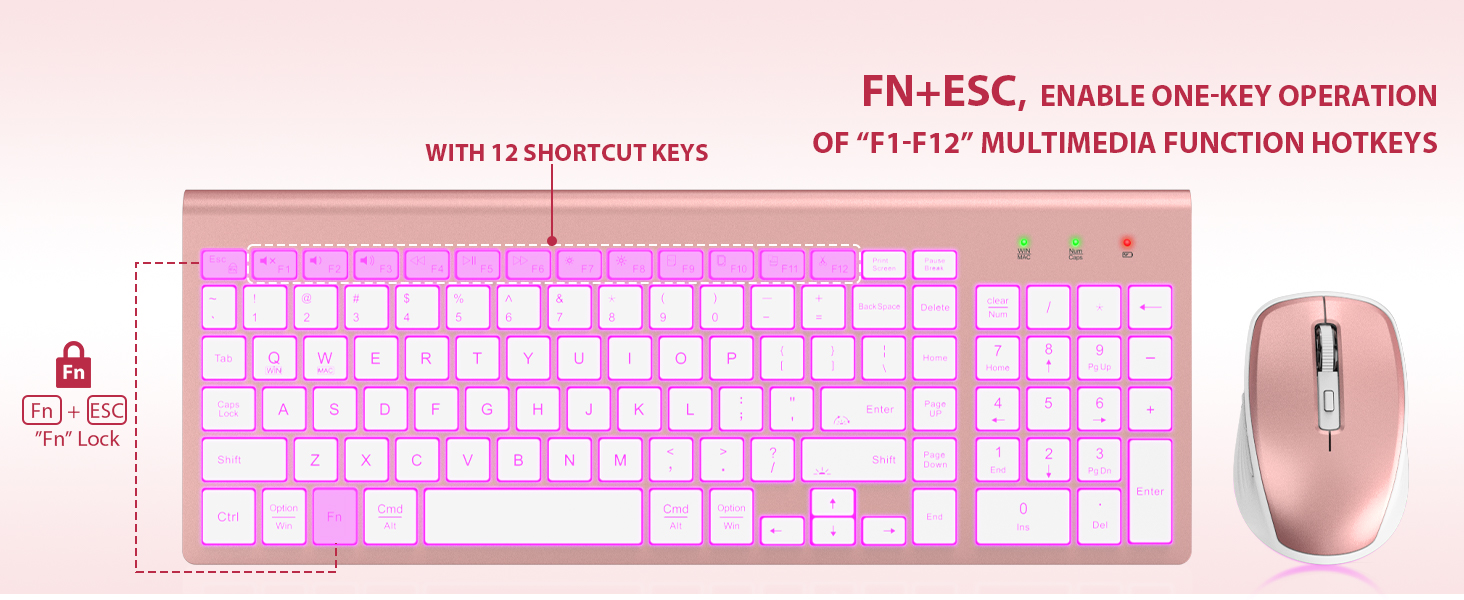 ultra slim keyboard and mouse