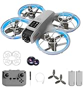 Drone with HD Camera for Beginner, 360° Rolling One-Key Takeoff/Landing, Headless Mode I1 Max wit...