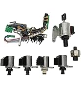 Valve Body Solenoids, Transmission Solenoid Valve JF010E RE0F09 Car Accessories Replacement for M...