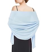 RonFoxi Chiffon Shawl Wraps Scarves for Formal Evening Party Dress, Bride Bridesmaid Shawl for We...