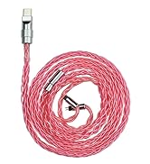 Herdslive 6N OCC High Purity Silver-Plated USB Type C Earphone Earbuds IEM Cable, 2pin Headsets U...