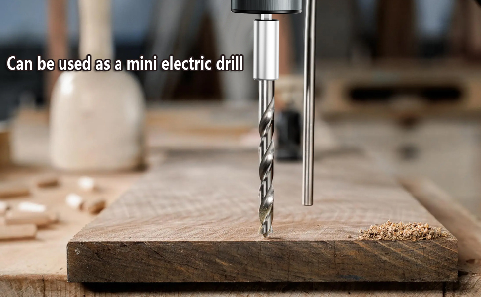This electric screwdriver can also be used as a mini electric drill