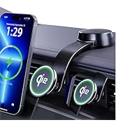 TUORL Upgrade [Qi2-Certified] 15W for MagSafe Wireless Car Charger Mount, 2XFast Charging[90+LBS ...