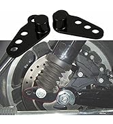 Harvard Chrome Lowering Links Kit Rear Shock Blocks 1-3 Inch Adjustable for Harley Touring Street...