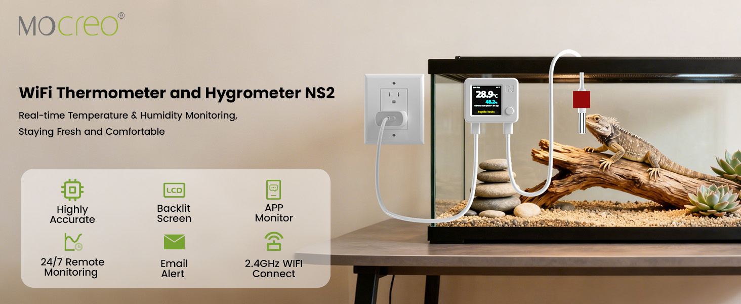 Wifi Thermometer and Hygrometer NS2