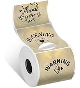 Phomemo Labels-Gold Sticker Circle Thermal Label Compatible with M110/M220/M100/M150/M250/M120/M2...