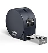 SENDA Tape Measure 10FT/3M, Compact Small Measuring Tape, Black and White Faceted Ruler Tape, Eas...