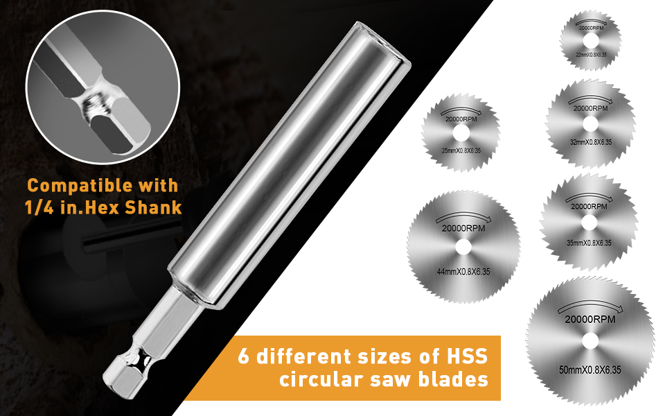 Long and short pole saw blades