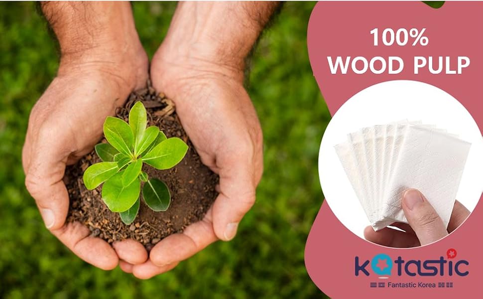 100% WOOD PULP