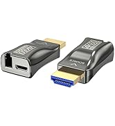 MT-VIKI 4K HDMI Extender Over Multi-Mode LC Fiber Optic Cable, Up to 300m (1000ft), 4K@60Hz, 18Gb...