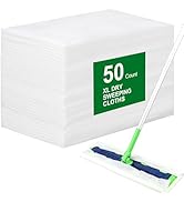 Yicotira XL Dry Sweeping Cloths for Swiffer Sweeper XL Mop - 50 Count Disposable X-Large Pet Dry ...