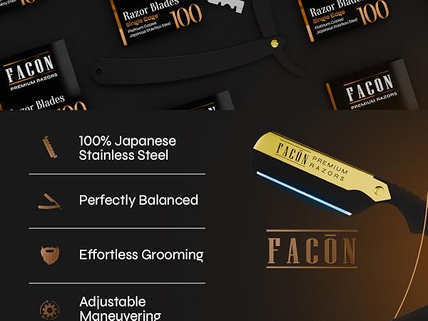 Facón Straight Razors for Men