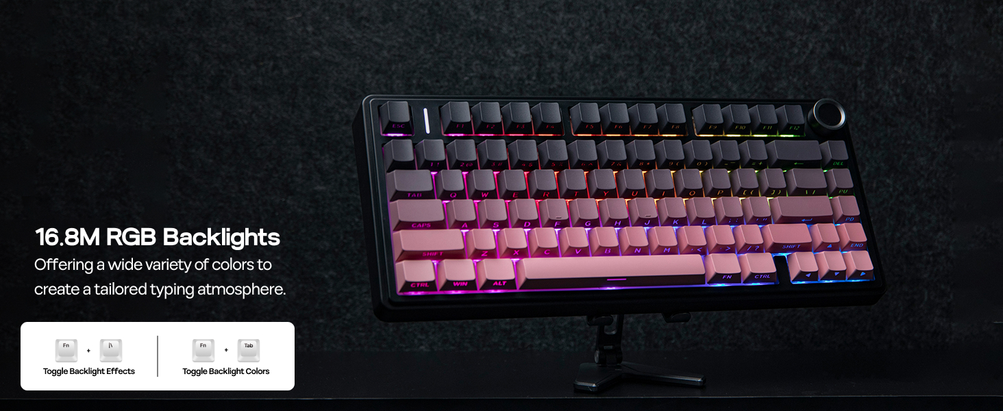 F75 PRO Black Pink