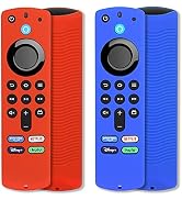 [2 Pack] Pinowu Firestick Remote Cover Compatible with Fire TV Stick 4K Max Alexa Voice Remote (3...