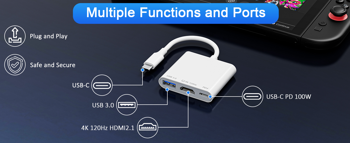 switch 2 travel docking station