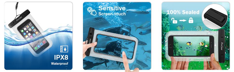 Universal Waterproof Case Cellphone Dry Bag Pouch