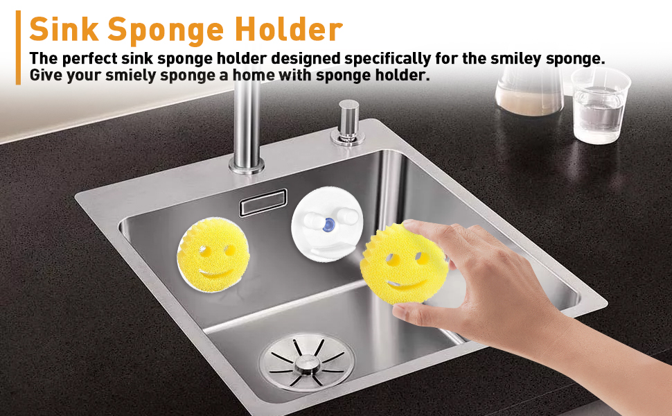 Tray Cups Spongebob Countertop Smile Small Self Shower Dispenser Wall Storage Wand Pack Fregadero