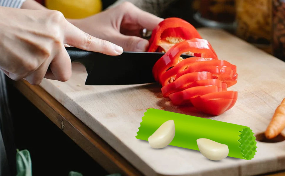 Garlic Peeler Tube Silicone Garlic Skin Remover Roller Garlic Tube Rollers Skin Remover 005