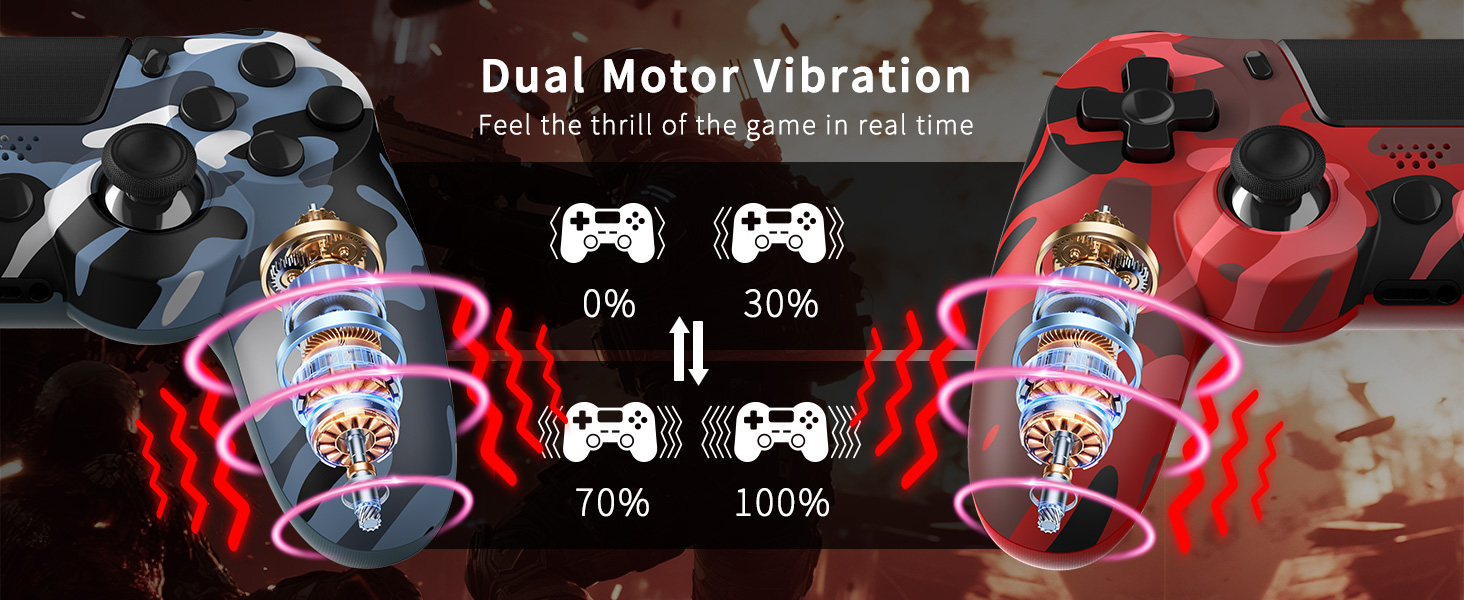 ps4 controller with Dual vibration
