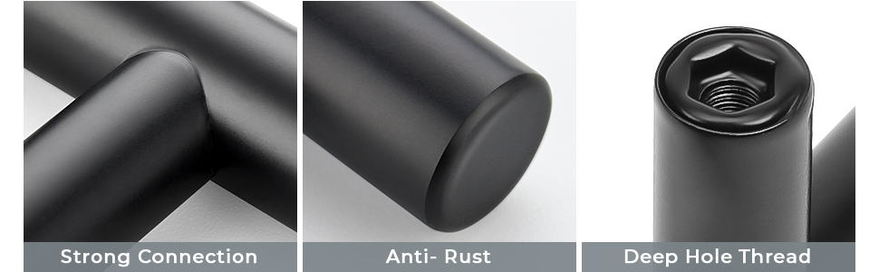 black drawer knobs