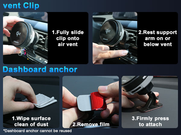 Qi2 Wireless Car Charger