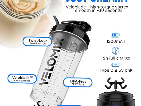electric shaker bottle