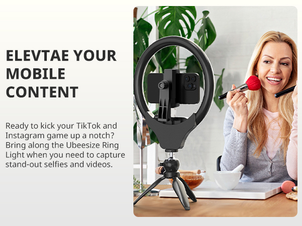 ring light with stand