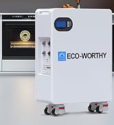 ECO-WORTHY 48V 280Ah LiFePO4 Lithium Battery 14.33kWh Capacity