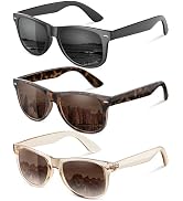 Foliful Polarized Sunglasses for Women Men - Trendy Classic Retro Sun Glasses Womens UV Protectio...