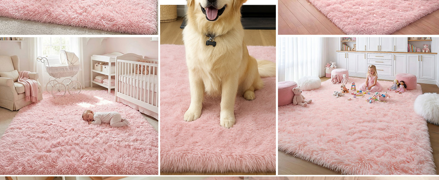 Amdrebio pink rug A+5A D