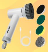 electric spin scrubber electric cleaning shower power cordless grout cordless tub brush bathtub tile