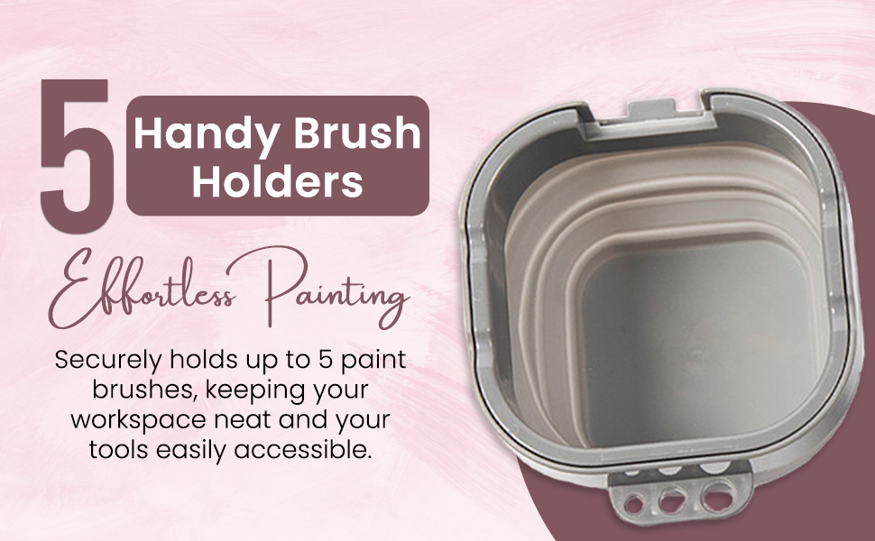 paint brush holder for artist
