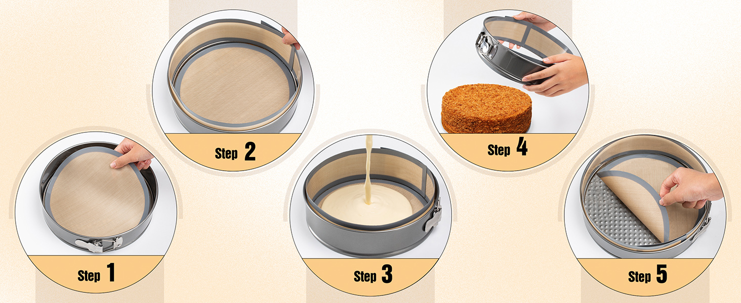cheesecake pan liners