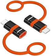 Light-ning to USB C Adapter 2Pack,HOWJIM PD27W/66W Fast Charging&Data Transfer,Type C Charger Con...