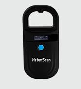 NetumScan Upgraded Pet Microchip Reader Scanner, 256 Data Storage Animal Tag Scanner Rechargeable...