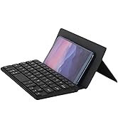 Mini Foldable Bluetooth Keyboard for Samsung iPad and Phones Portable Ultra-Slim Travel Keyboard ...