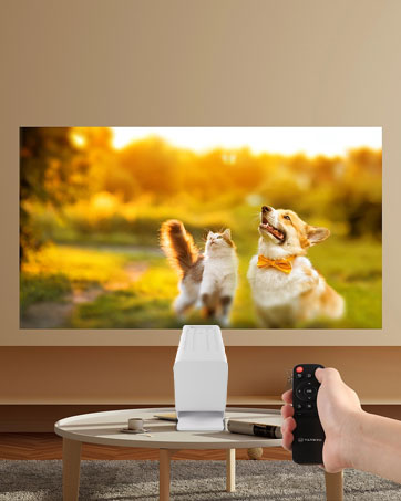 smart projector with wifi and bluetooth