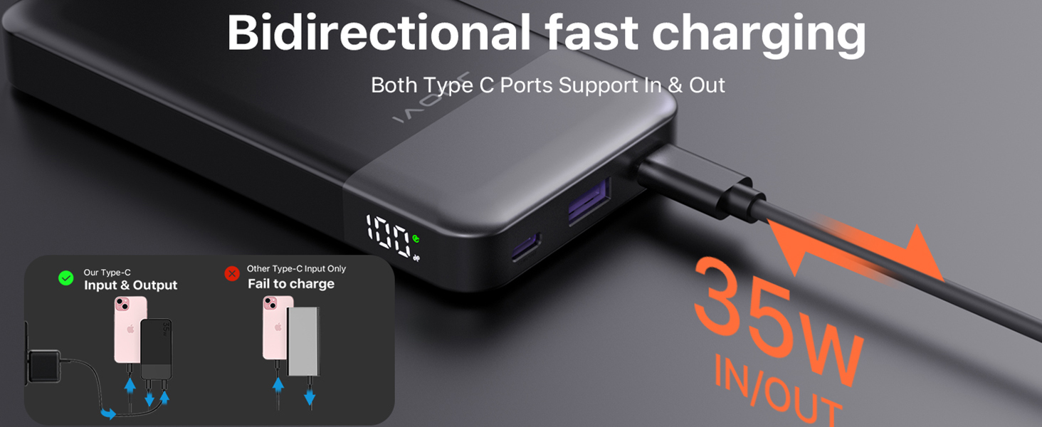 Type c battery pack phone battery bank external battery power bank cell phone charger power bank