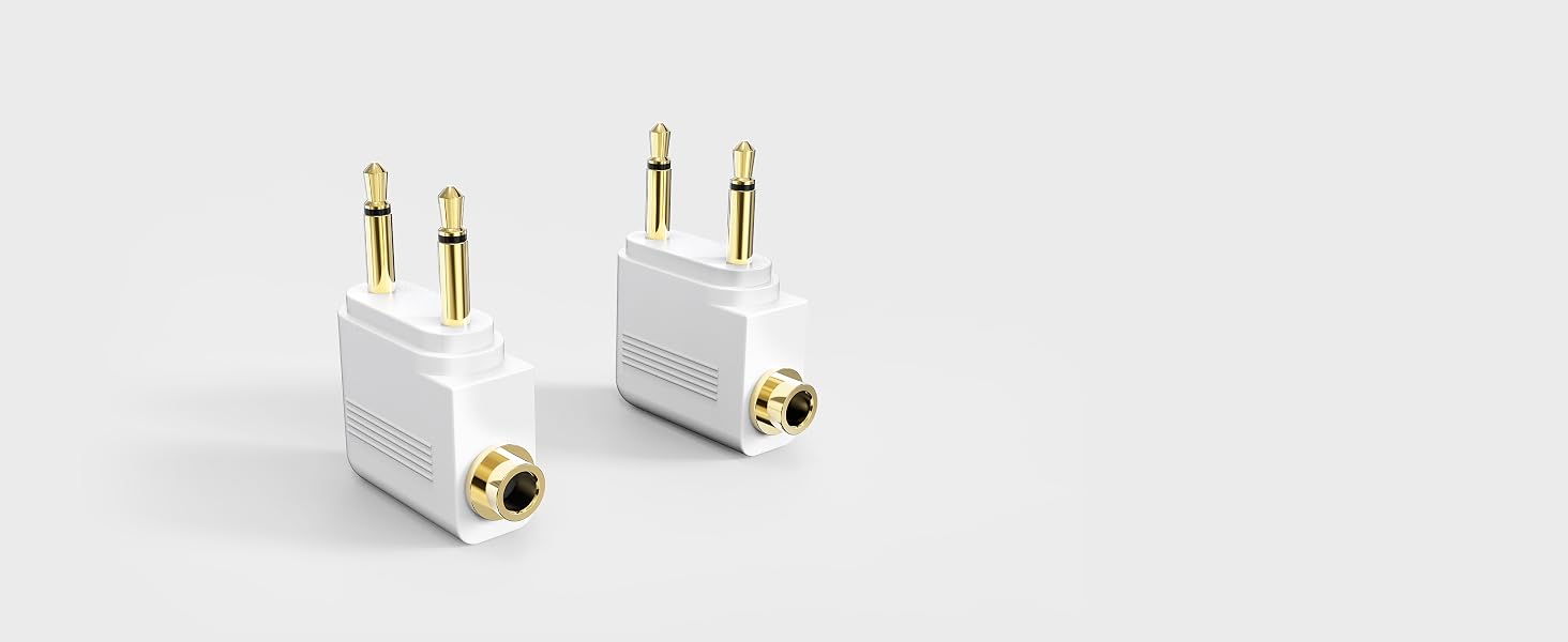 2-Pack Airplane Adapter