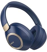 LORELEI B-C6 Wireless Over Ear Headphones, 50H Playtime Foldable Lightweight Bluetooth Headsets, ...