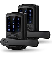 HIDALIFE Keyless Entry Door Lock, Keypad Door Lock with Handle, Electronic Door Lock, Touchscreen...