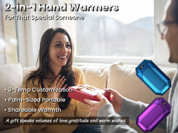 2-in-1 hand warmers to share