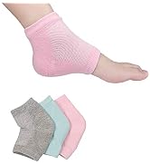 Moisturizing Socks, Moisturizing/Gel Heel Socks for Dry Cracked Heels, Open Toe Socks, Ventilate ...