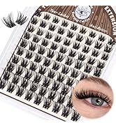 Wispy Lash Clusters Natural Cluster Eyelash Extensions D Curly Individual Lashes Volume False Eye...