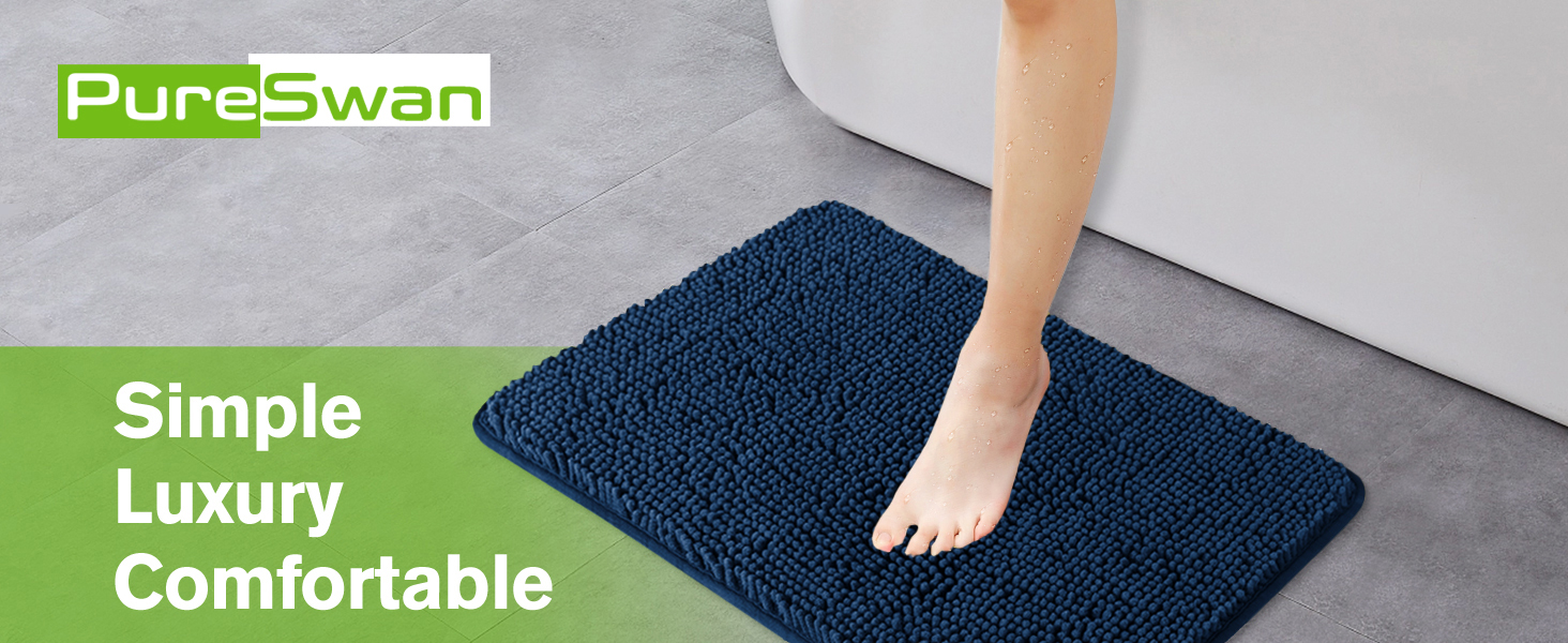 bathroom rugs non slip washable shower rugs for bathroom chenille bathroom rugs navy blue